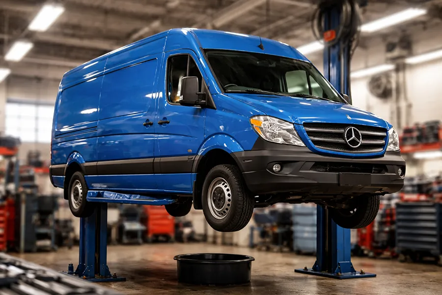  Диагностика и ремонт Мерседес-Benz Спринтер 2014 г.в. с пробегом 566 000 км в СПб